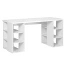 Artiss Computer Desk Bookshelf White 150CM-1