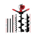 Giantz Petrol Post Hole Digger Extension Auger Bits Kit-2