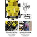 Giantz Post Hole Digger 200mm Petrol Drill Auger Extension Bits-4