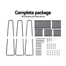 Artiss Wardrobe Clothes Rack Airer Coat Stand Closet 150cm-8