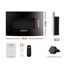 Devanti Electric Fireplace Fire Heater 2000W-3