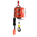 Giantz Electric Hoist Winch 500KG Wired/Wireless Remote Control-2