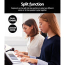 Alpha 88 Keys Electronic Piano Keyboard Digital Electric w/ Stand Sustain Pedal-5