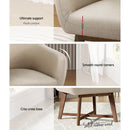 Artiss Armchair Tub Chair Beige Aston-6