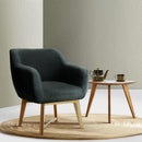 Artiss Armchair Tub Chair Charcoal Aston-7