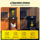 Giantz Automatic Chicken Coop Door 37cm Solar Powered Smart App Control Black-7