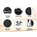 Everfit Vibration Machine Platform Vibrator Resistance Rope Home Fitness Black-7