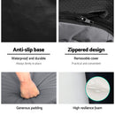 Artiss Floor Lounge Sofa Camping Chair Grey-6