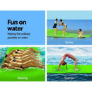 Weisshorn Floating Water Mat 2.7x1.8m Foam Pad Swimming Pool Island Platform-3
