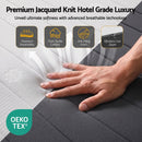 Giselle 18cm Double Memory Foam Mattress Dual Feel Reversible Charcoal Foam-6