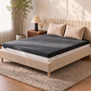 Giselle 18cm King Memory Foam Mattress Dual Feel Reversible Charcoal Foam-1