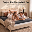 Giselle 18cm Queen Memory Foam Mattress Dual Feel Reversible Charcoal Foam-7