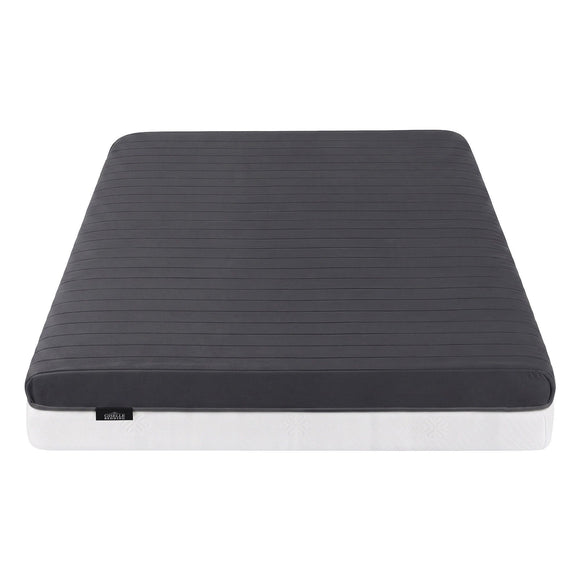 Giselle 18cm Single Memory Foam Mattress Dual Feel Reversible Charcoal Foam