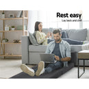 Giselle Bedding Foldable Mattress Folding Foam Bed Mat Single Grey-4