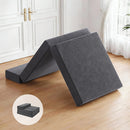 Giselle Bedding Foldable Mattress Folding Foam Bed Mat Single Grey-1