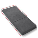 Giselle Bedding Foldable Mattress Folding Foam Bed Mat Single Grey-3