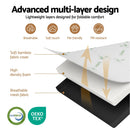 Giselle Folding Mattress 5cm Single Foldable Foam Bamboo Portable Camping Guest Bed Mat-4