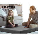 Giselle Bedding Foldable Mattress Folding Foam Double Grey-6