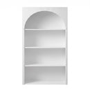 Artiss 4 Tier Bookshelf Arched Fluted Storage Display Cabinet Unit White-4