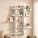 Artiss 15-Section Wall Mounted Display Shelf, Floating Bookshelf for Books and Decor, Extra Thick E1 PB Board for Home Study and Living Room, 116 x 18 x 129 cm-10