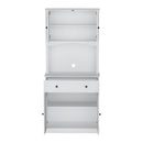 Artiss Buffet Sideboard Cabinet Cupboard Pantry Storage Shelves Hutch White-4