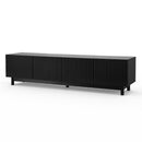 Artiss TV Unit Entertainment Unit Storage Cabinet 180cm Black-8