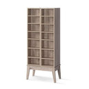Artiss Bookshelf CD Storage Rack - BERG Oak-3