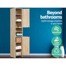 Artiss Bathroom Cabinet Storage 185cm Wooden-6
