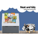 Keezi 3 Tiers Kids Bookshelf Magazine Rack Children Bookcase Organiser Storage-6