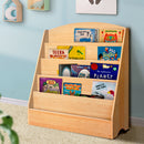 Keezi 5 Tiers Kids Bookshelf Magazine Shelf Organiser Bookcase Display Rack-1