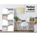 Artiss Bookshelf 8 Cube Shlef - DANA White-5