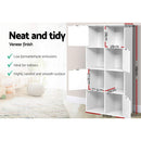 Artiss Bookshelf 8 Cube Shlef - DANA White-6