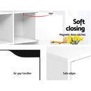 Artiss Bookshelf 8 Cube Shlef - DANA White-7