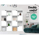 Artiss Bookshelf 8 Cube Shlef - DANA White-8
