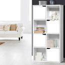 Artiss Bookshelf 8 Cube Shlef - DANA White-1