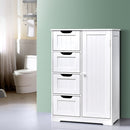 Artiss Bathroom Cabinet Storage Drawers White-8