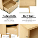 Artiss Wooden Scandinavian Entertainment Unit - Natural-7