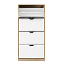 Artiss Shoe Rack Cabinet 60 Pairs 4-tier White Elen-5