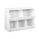 Keezi Kids Toy Box Bookshelf Storage Bookcase Organiser Display Stackable-3