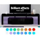 Artiss Entertainment Unit TV Cabinet LED 189cm Black Elo-5