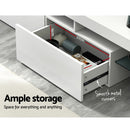 Artiss Entertainment Unit TV Cabinet LED 189cm White Elo-8