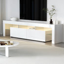 Artiss Entertainment Unit TV Cabinet LED 189cm White Elo-1
