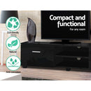 Artiss Entertainment Unit TV Cabinet 140cm Black Jim-7