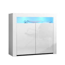 Artiss Buffet Sideboard LED - ARNO White-3