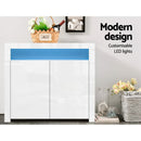 Artiss Buffet Sideboard LED - ARNO White-5