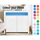 Artiss Buffet Sideboard LED - ARNO White-6