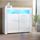 Artiss Buffet Sideboard LED - ARNO White-1