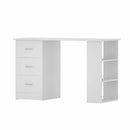 Artiss Computer Desk Drawer Shelf Cabinet White 120CM-1