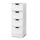 Artiss 4 Chest of Drawers - LEESA White-3