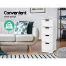Artiss 4 Chest of Drawers - LEESA White-5